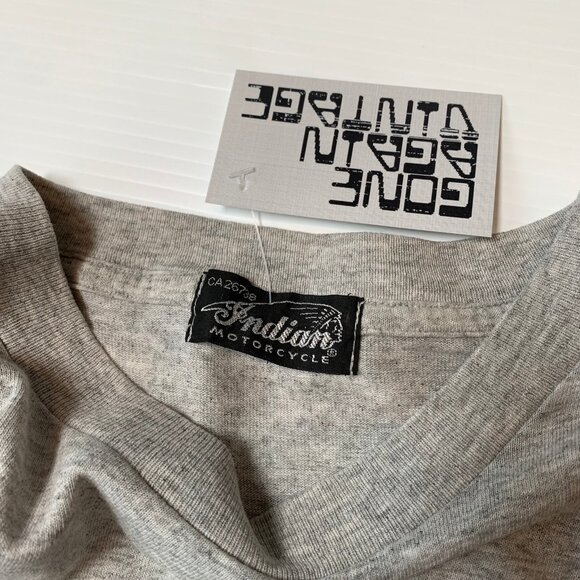 Vintage Indian Motorcycle Racing Team Graphic Tee XL - Picture 4 of 6